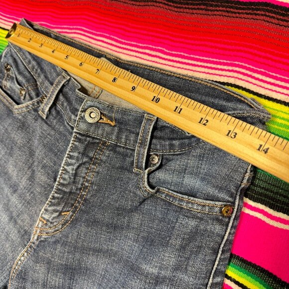 Levi's Jeans Women's Size 8 Short Perfectly Slimming Boot Cut 512 Flap Pockets - Picture 5 of 9